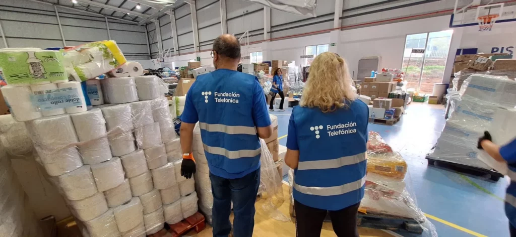 Fundación Telefónica, dona tres millones de euros para las personas afectadas por la DANA